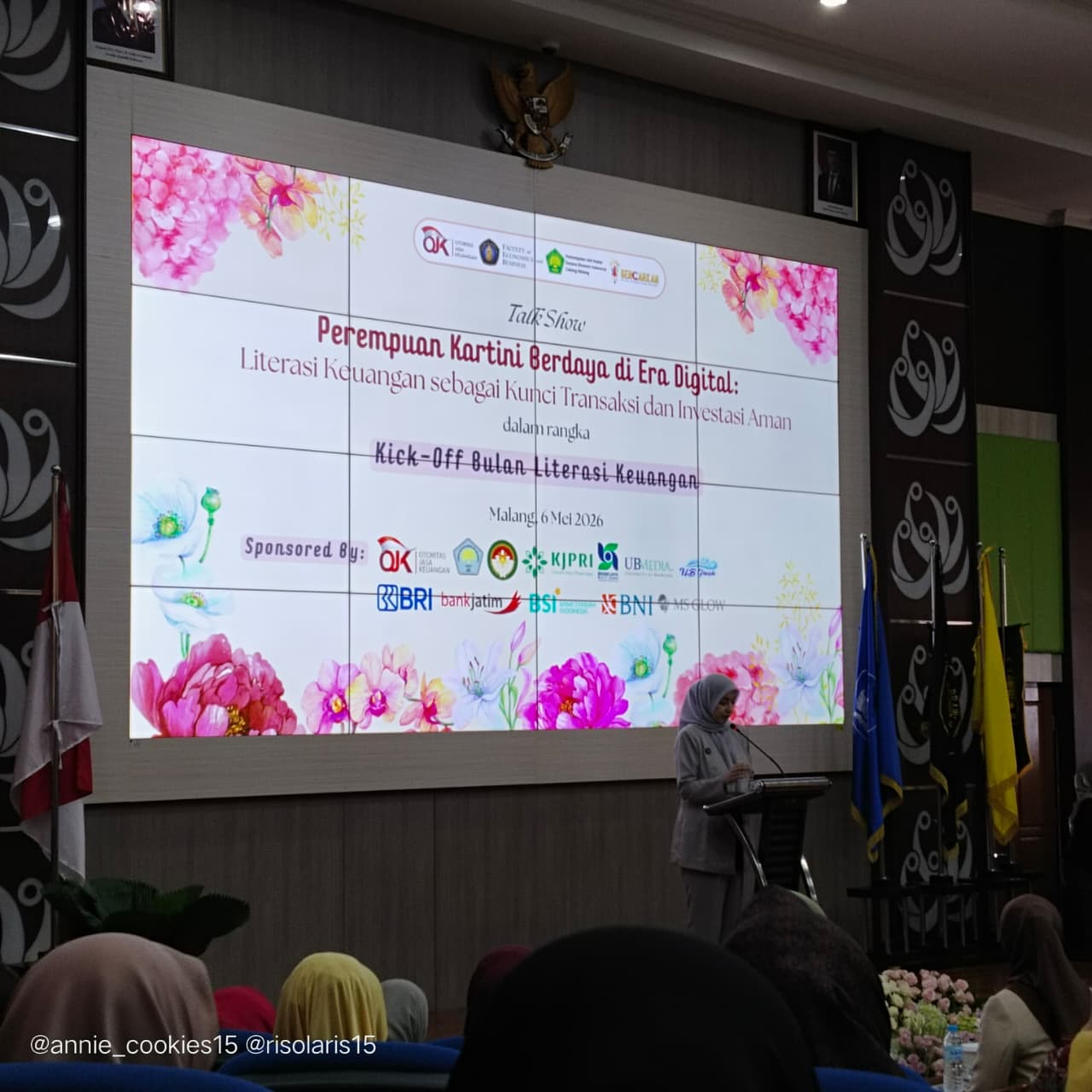 Talkshow Literasi Keuangan: Perempuan Berdaya di Era Digital oleh OJK, FEB UB, PIISEI 